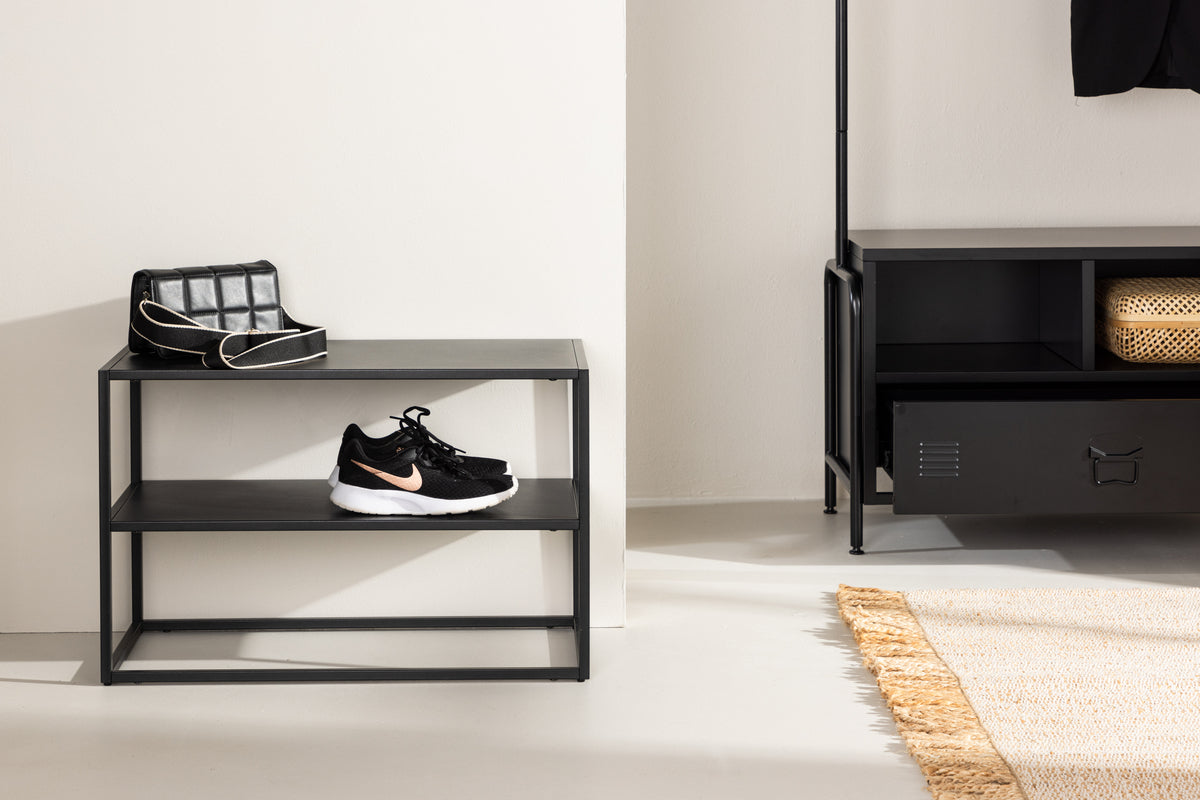 Curitiba Shoe Rack Black