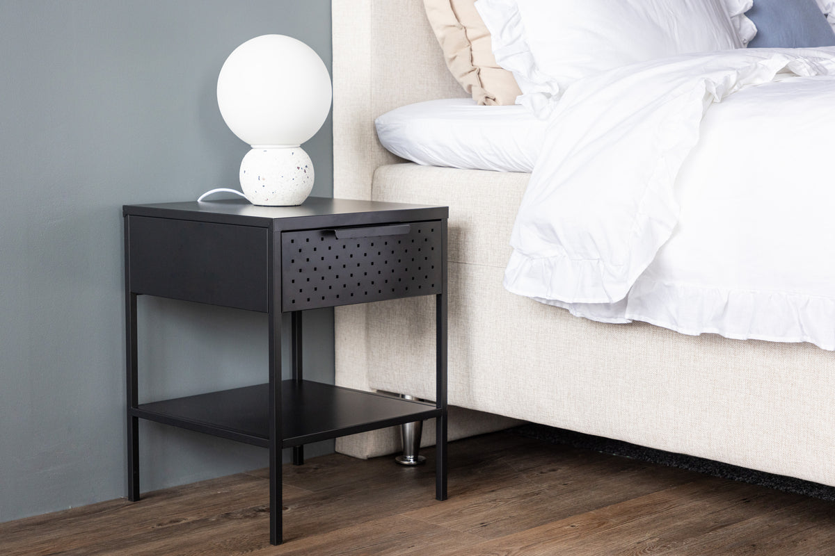 Sacramento Bedside Table 40 x 40 Black