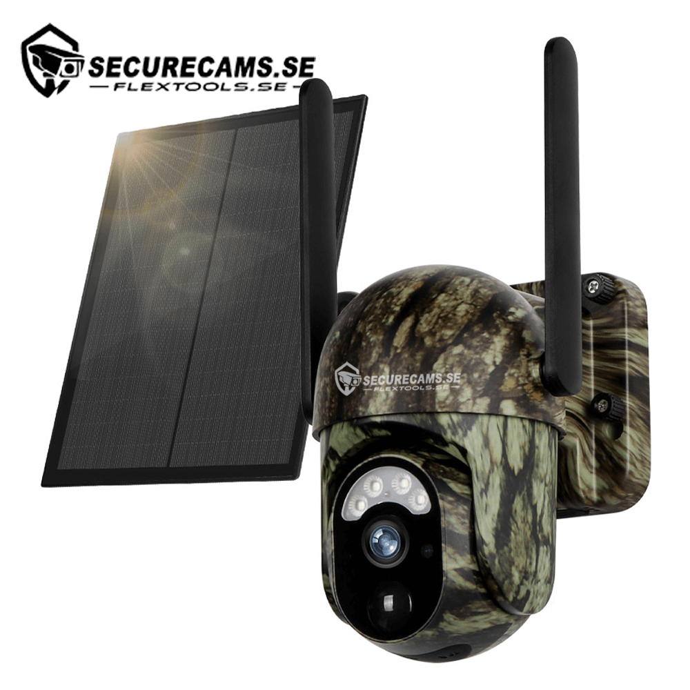 Soldriven Övervakningskamera LS-WS16M (WiFi) - Securecams
