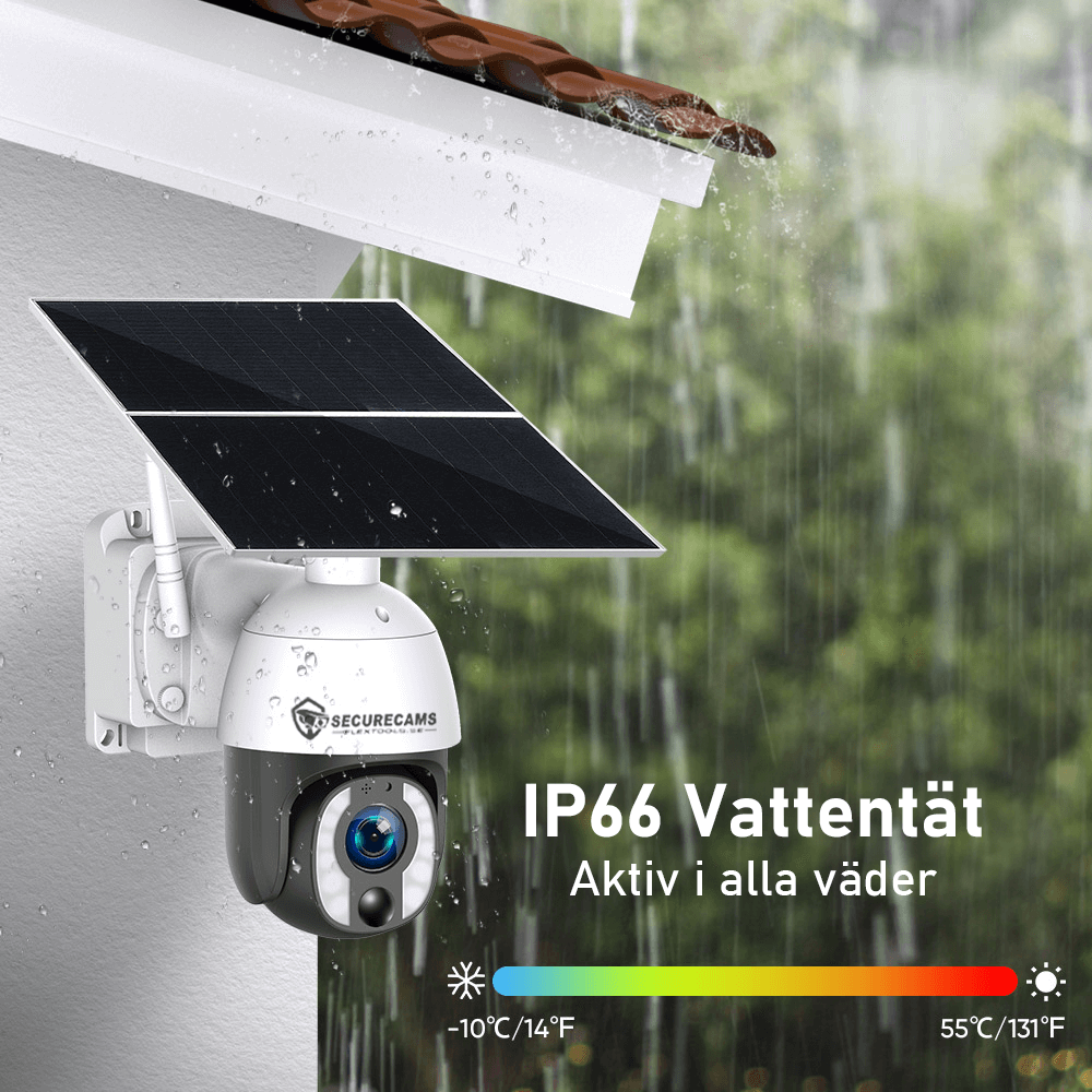 20 W 3MP 4G aurinkoenergialla toimiva valvontakamera