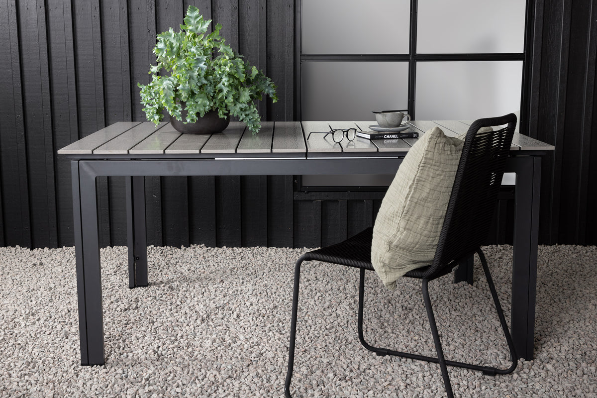 Levels Rectangular Dining Table 160 x 100 Black