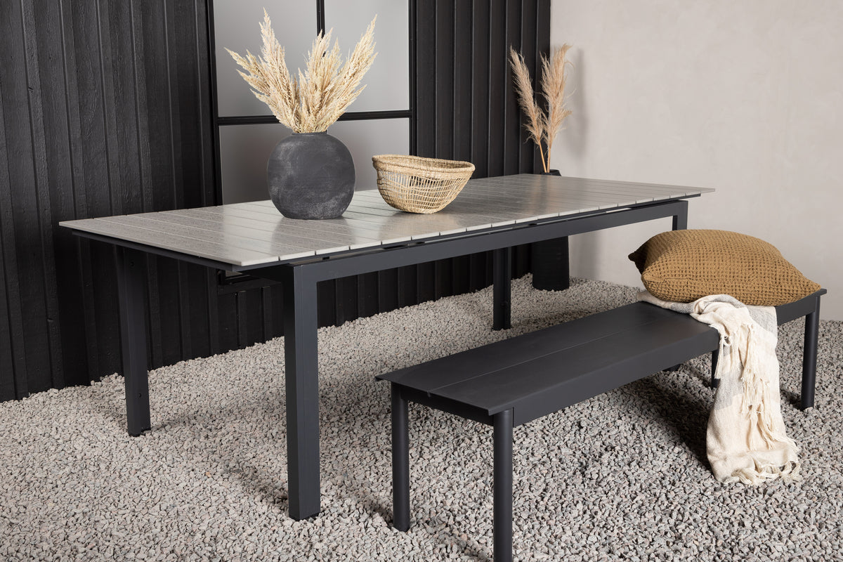 Levels Rectangular Dining Table 229 x 100 Black