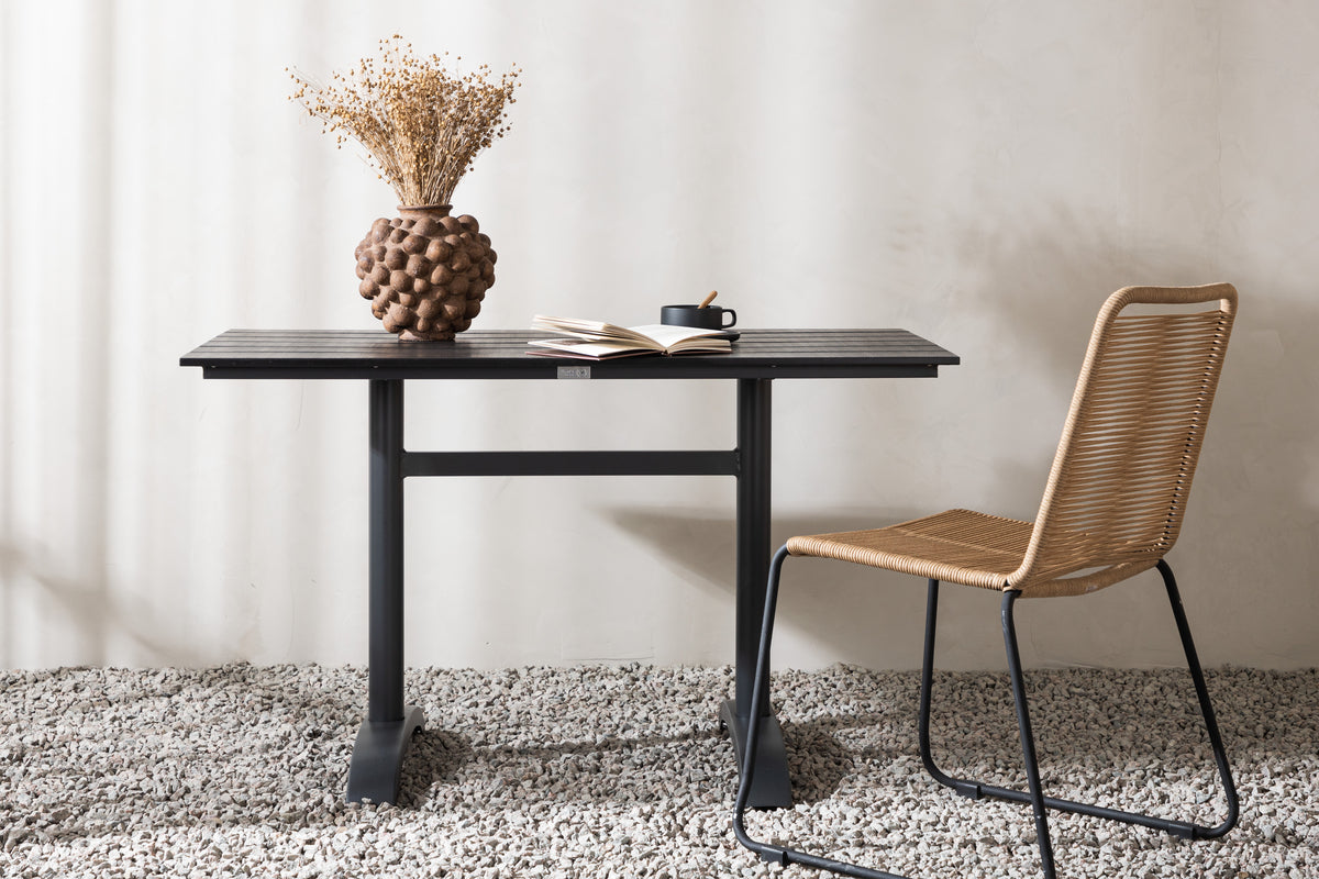 Denver Rectangular Dining Table 120 x 70 Black