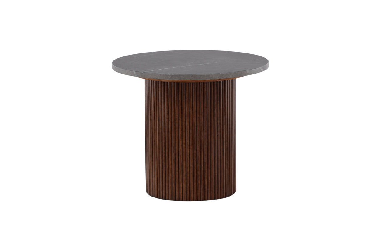 Härön Side Table ⌀52 Walnut