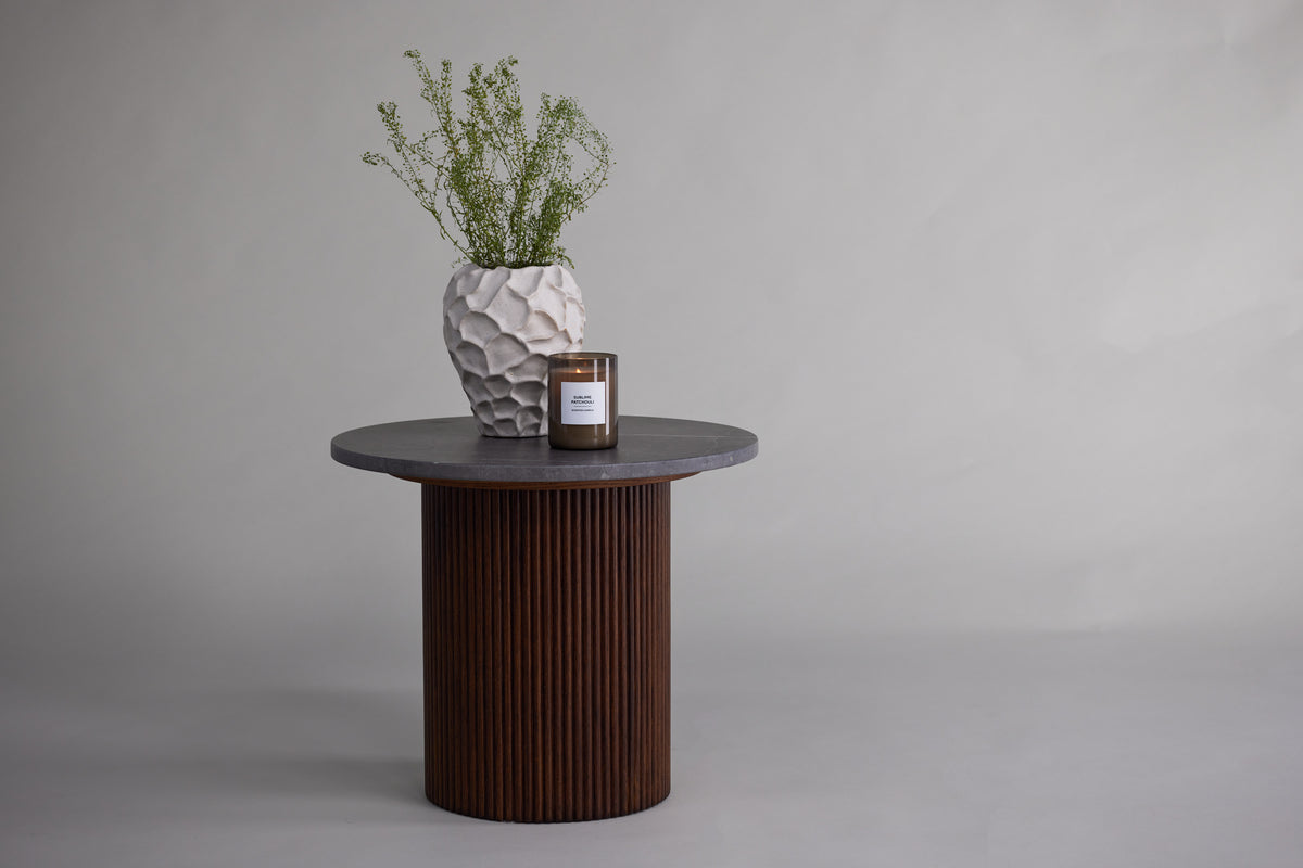 Härön Side Table ⌀52 Walnut