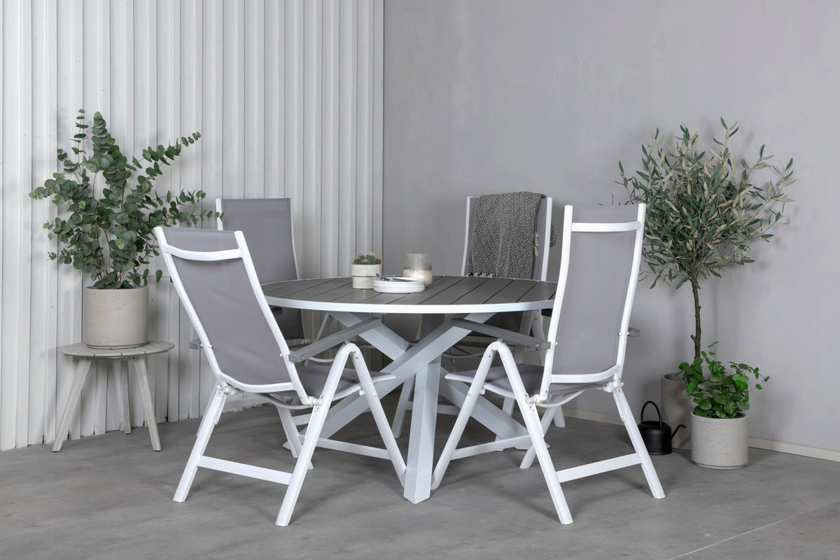 Parma Round Dining Table ⌀140 White