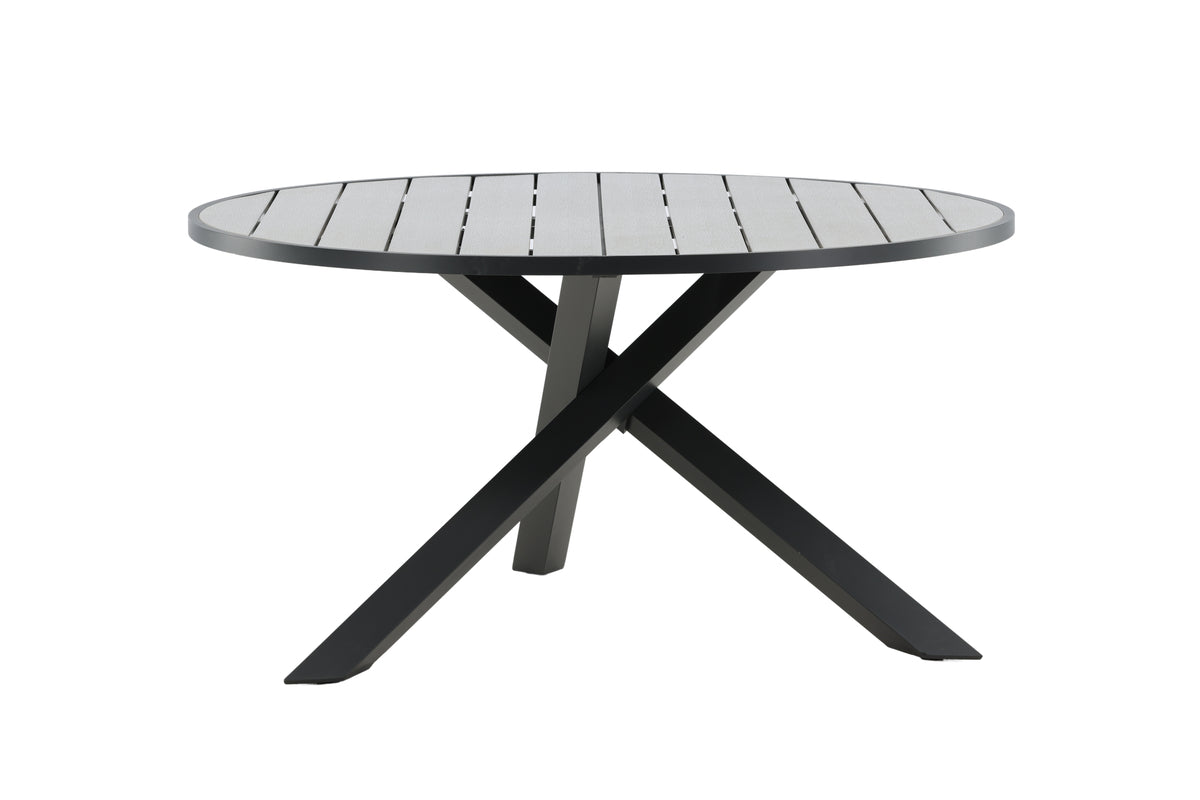 Parma Round Dining Table ⌀140 Dark Grey