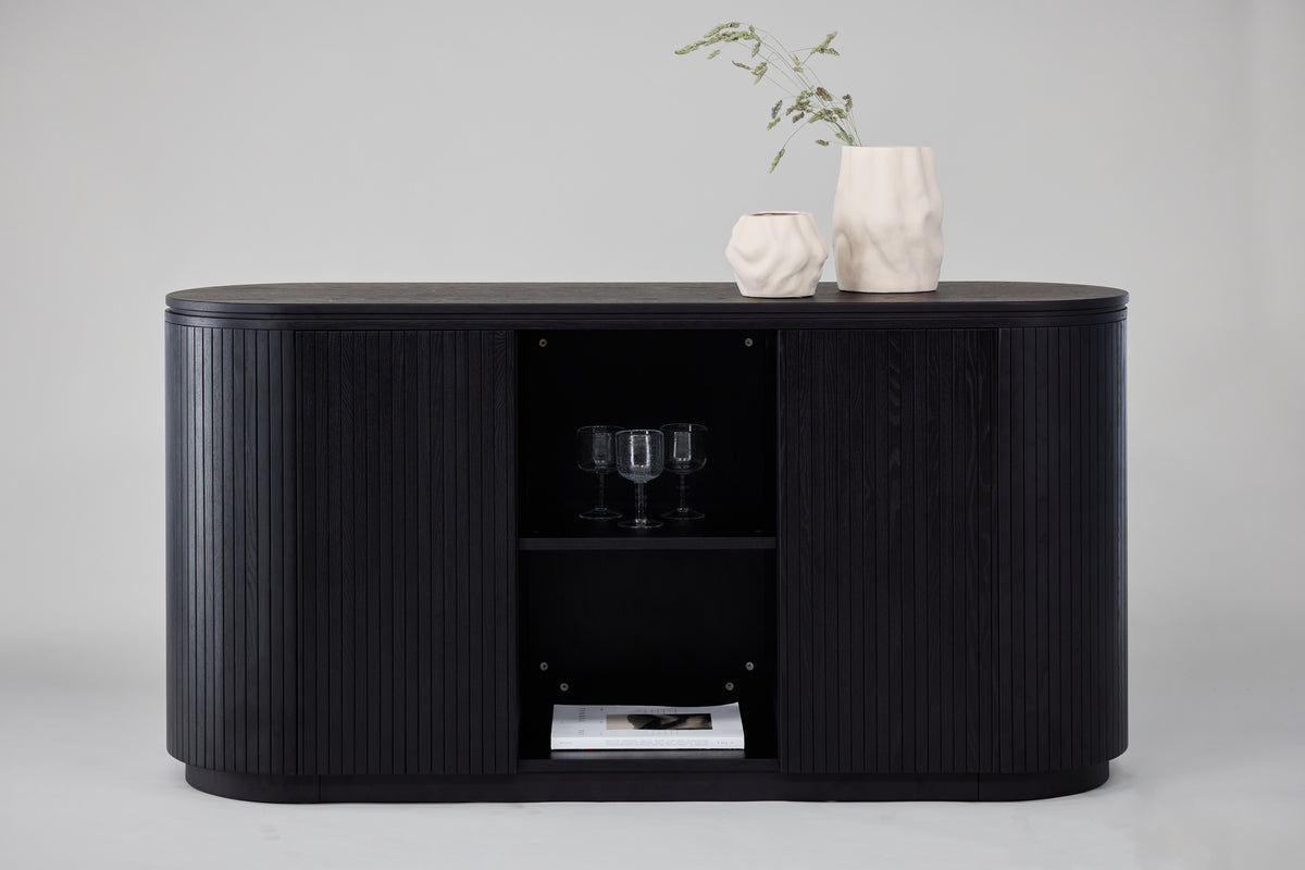 Fjällbacka Cabinet 48 x 160 x 80 Black