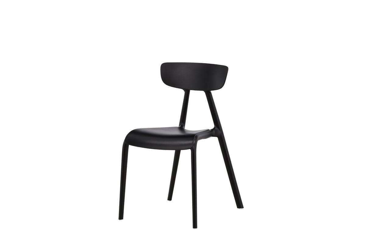 Dining chairs 2-pack Black