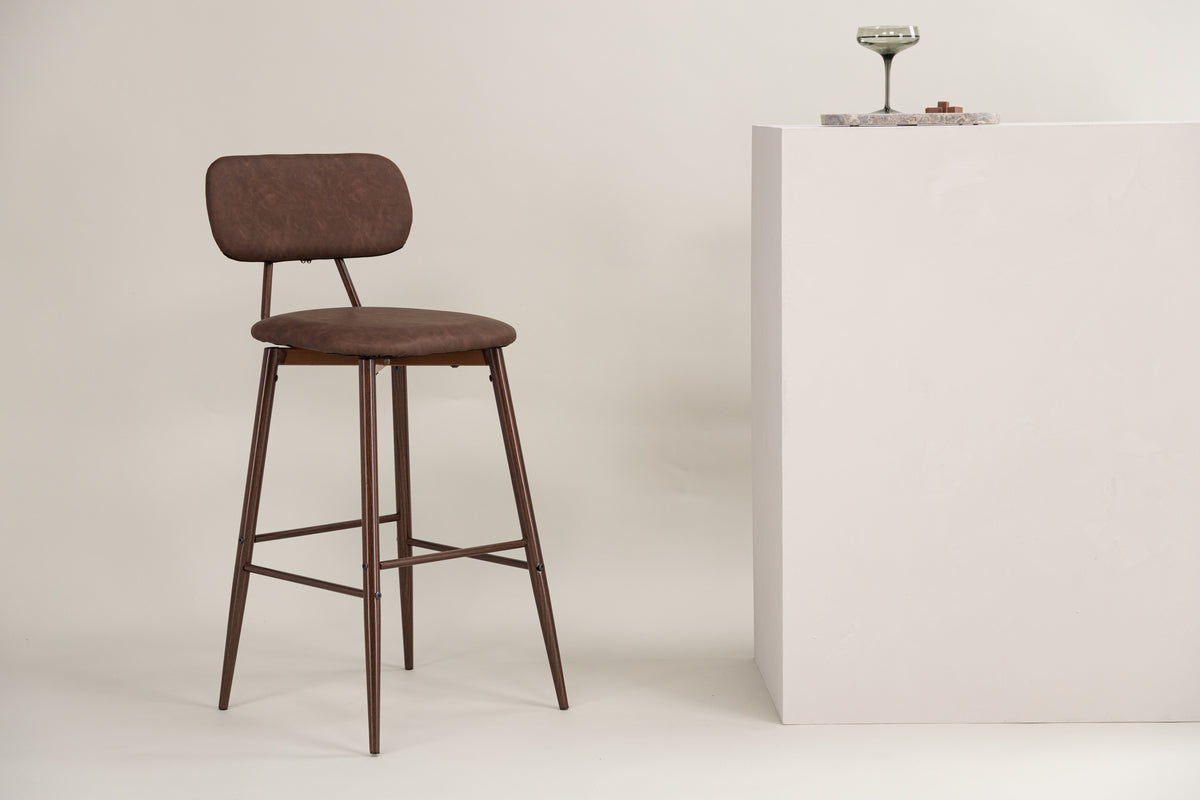 Skaftö Bar Chair 2-pack Brown