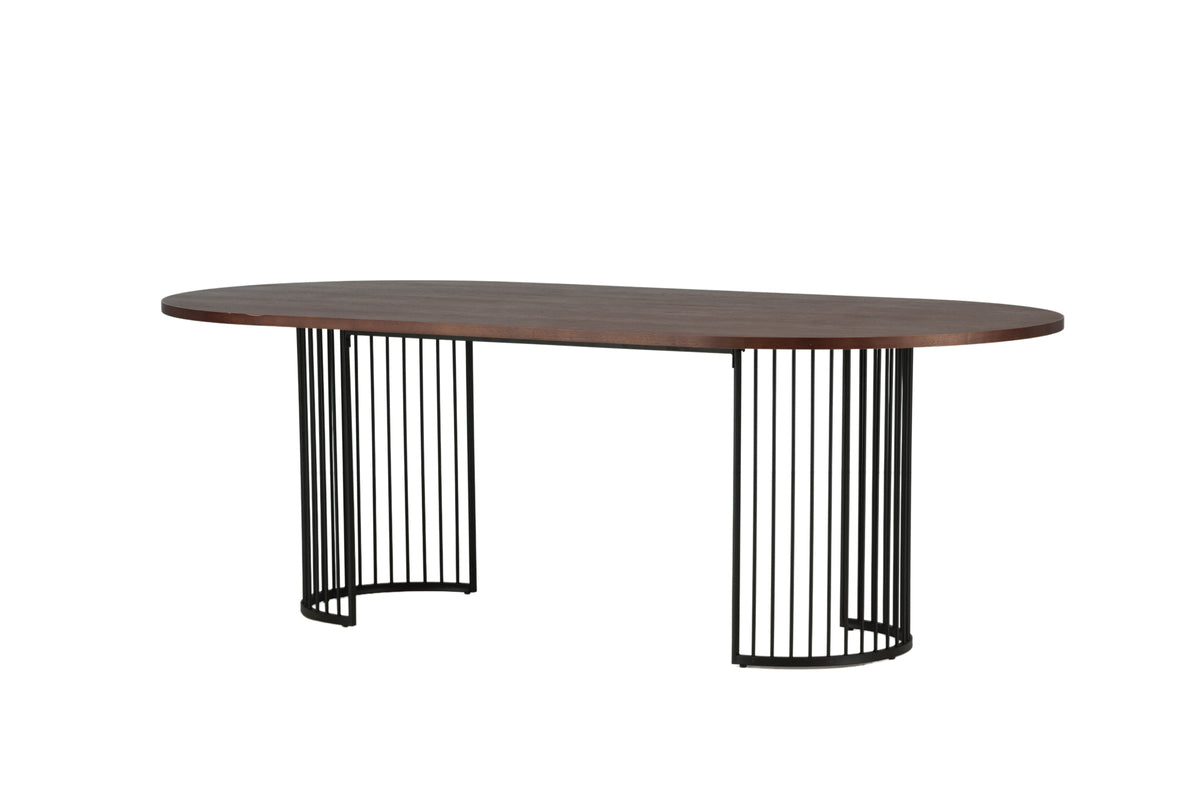 Hamneskär Oval Dining Table 220 x 110 Walnut