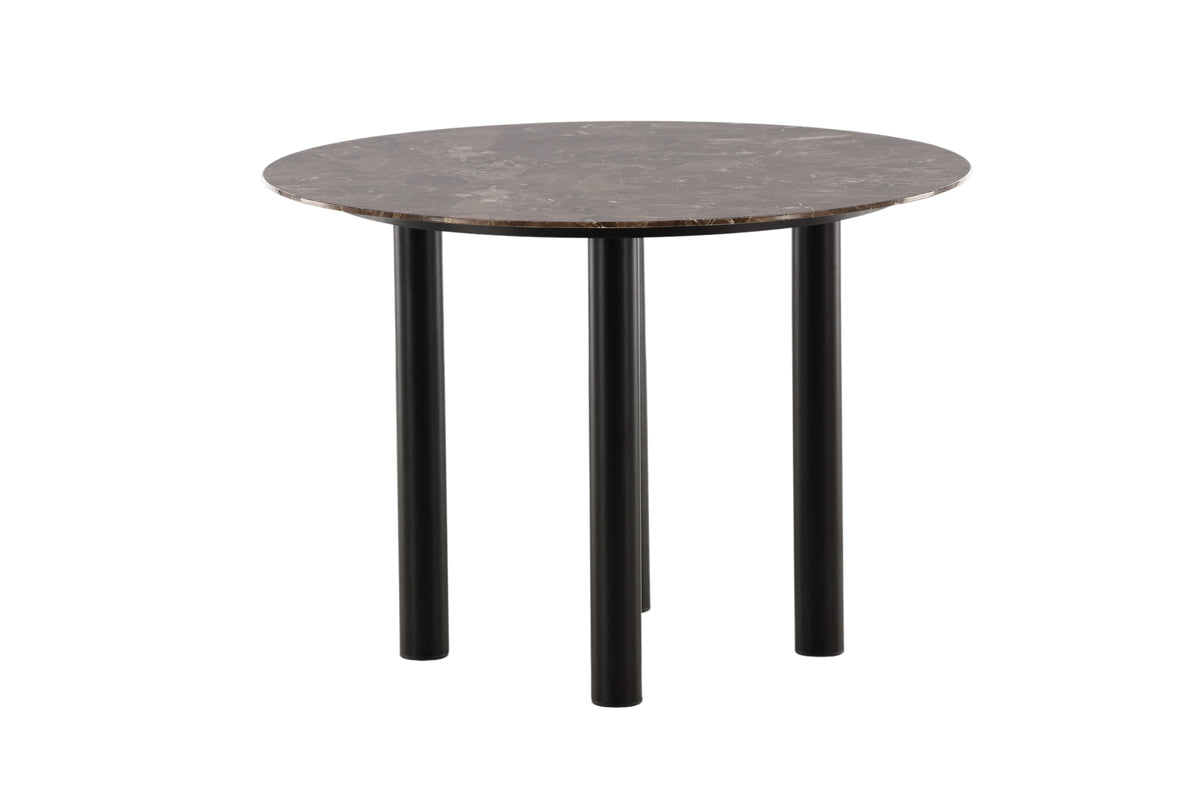 Havsten Round Dining Table ⌀106 Black