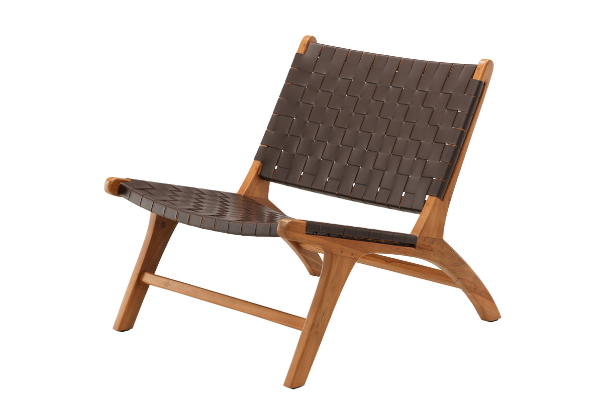 Rike Lounge Chair Brown