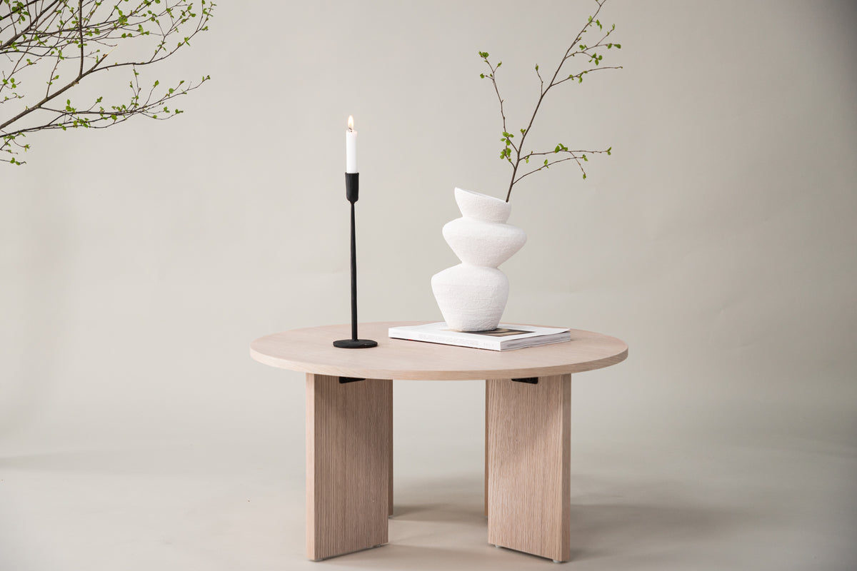 Askerön Sofa Table ⌀80 Whitewash