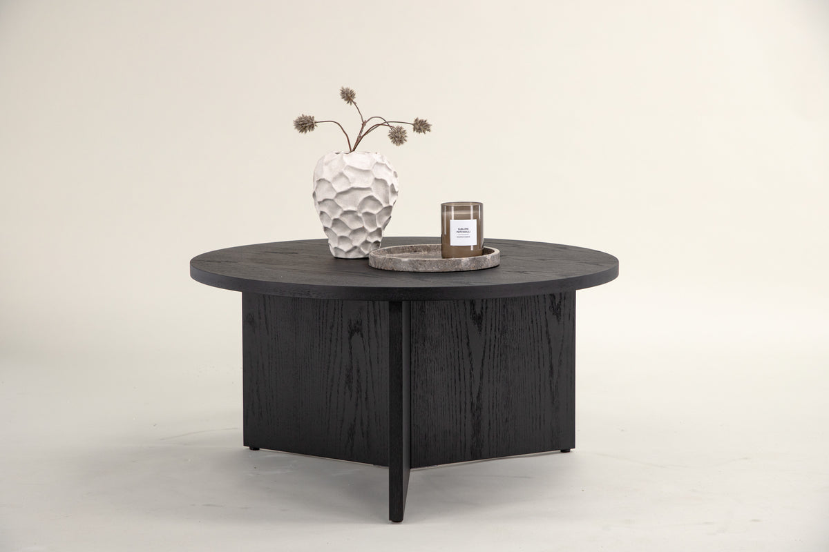 Saltö Sofa Table ⌀65 Black