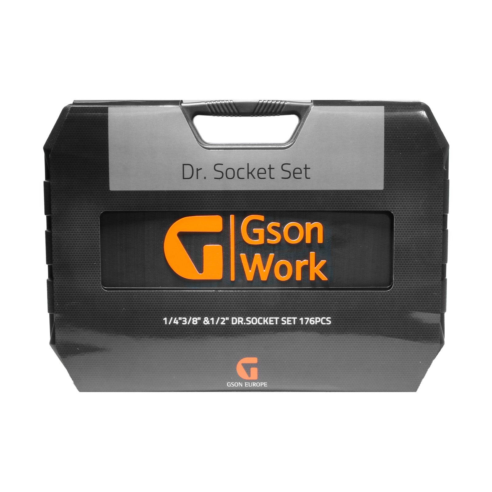 1/4", 3/8" & 1/2" hylsyavainsarja 176 kpl