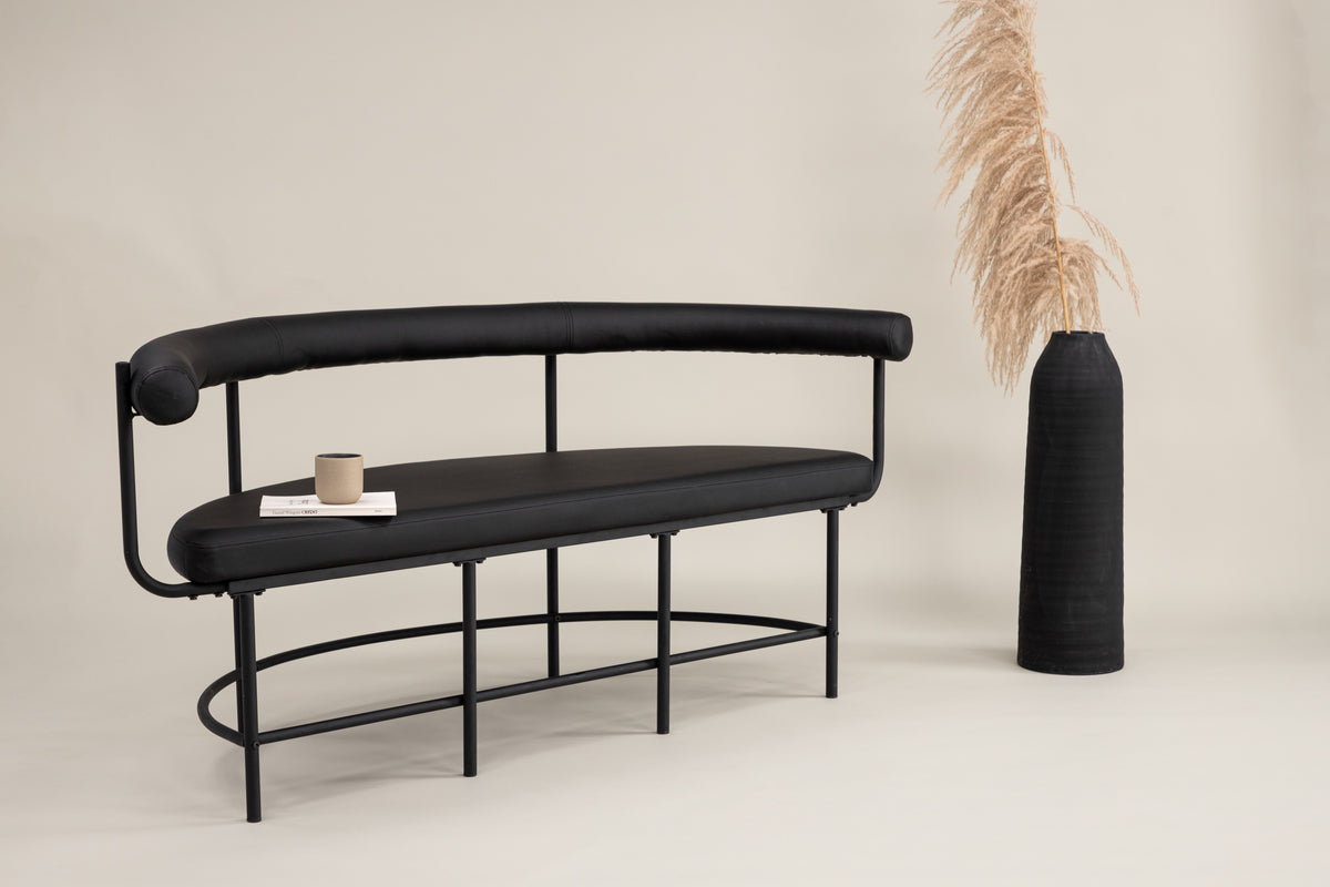 Stallhagen Bench Sofa 51 x 165 x 75 Black