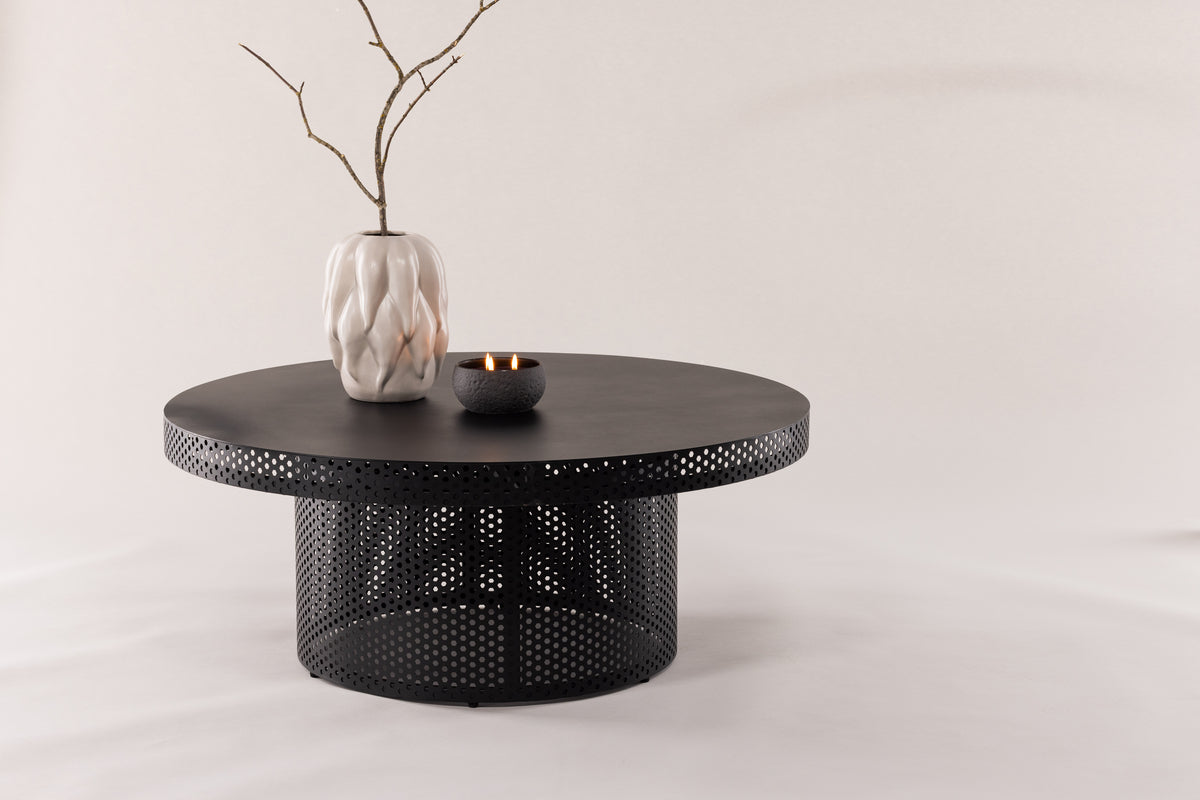 West End x Josefin Lustig Sofa Table ⌀100 Black