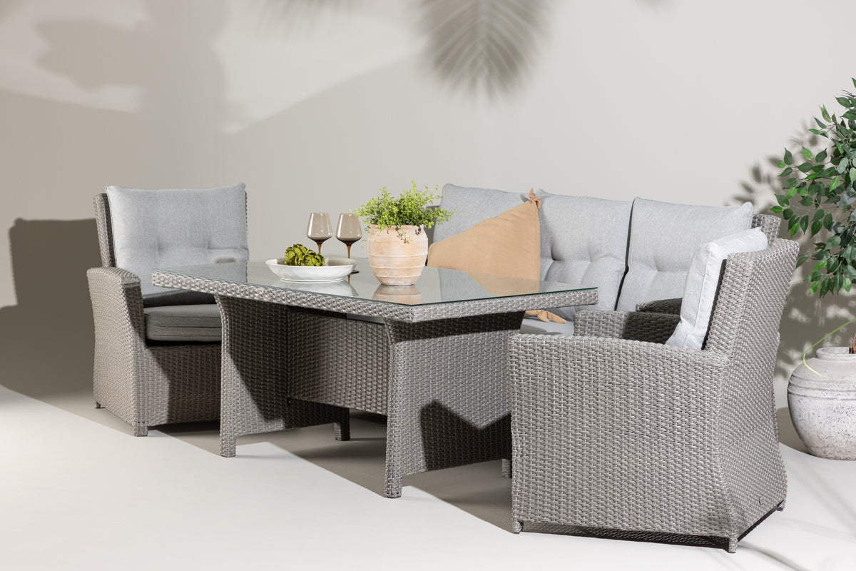 Brentwood Sofa Set Grey Grey