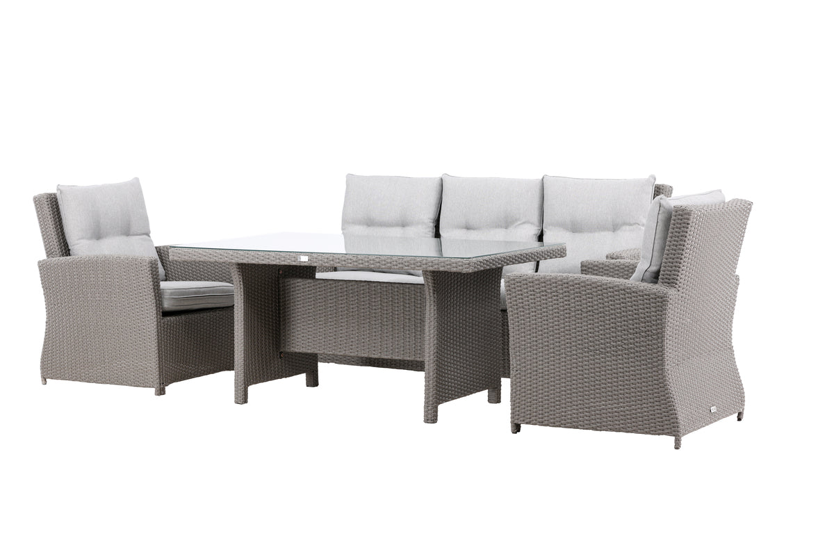 Brentwood Sofa Set Grey Grey