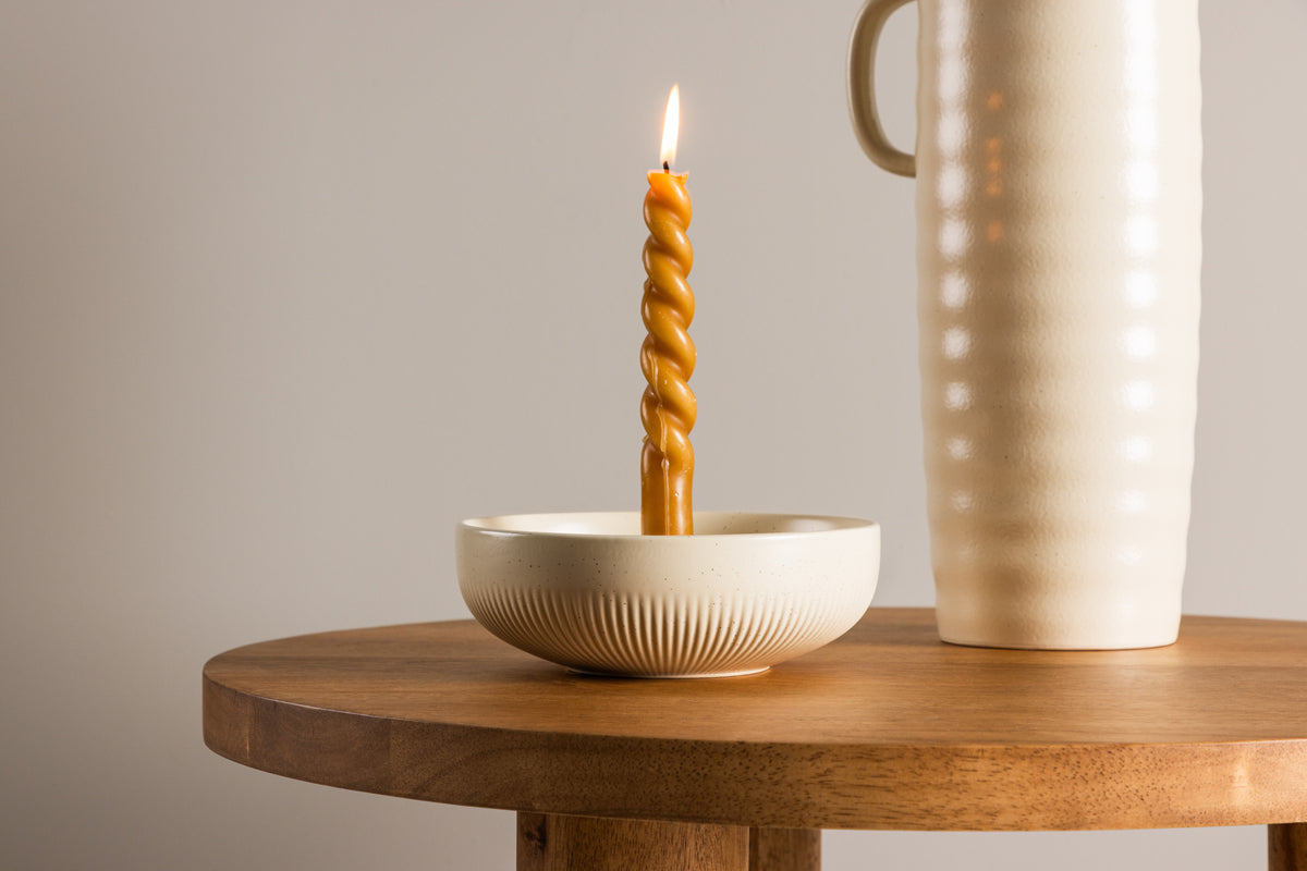 Candlesticks ø18 Beige