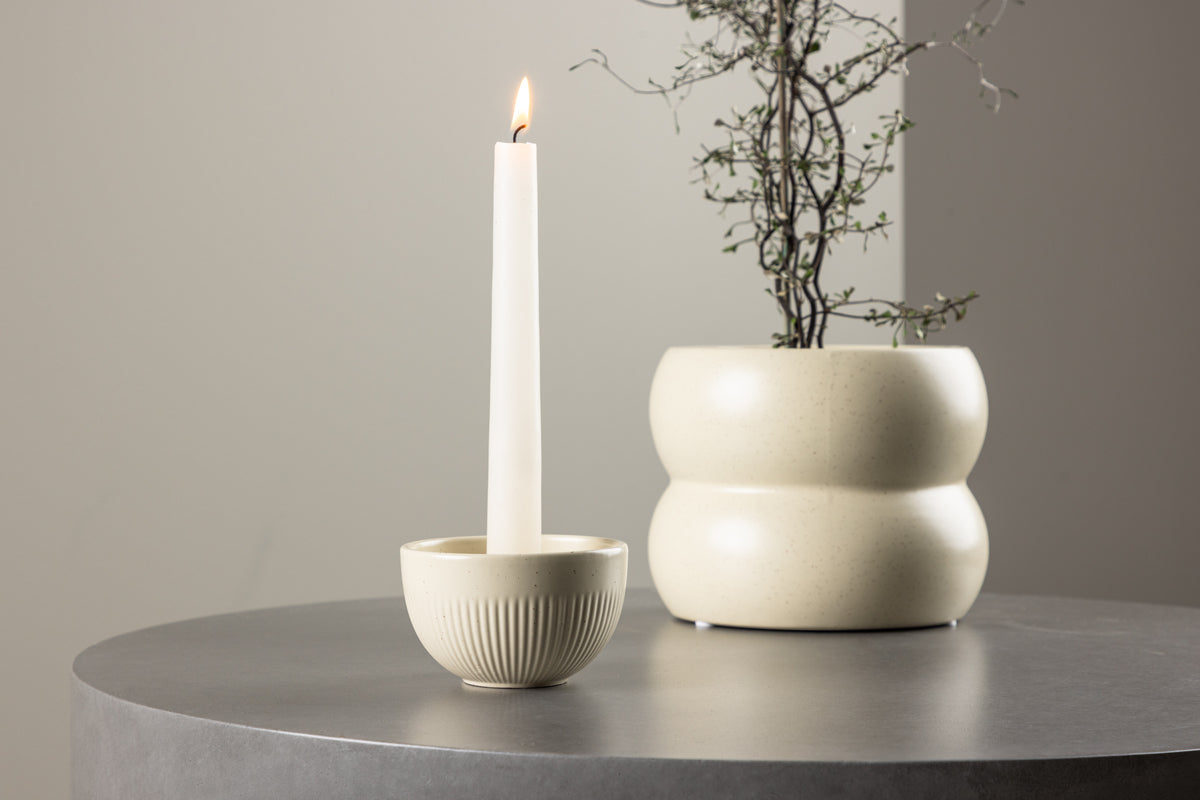 Posh Candlestick ø9 Beige