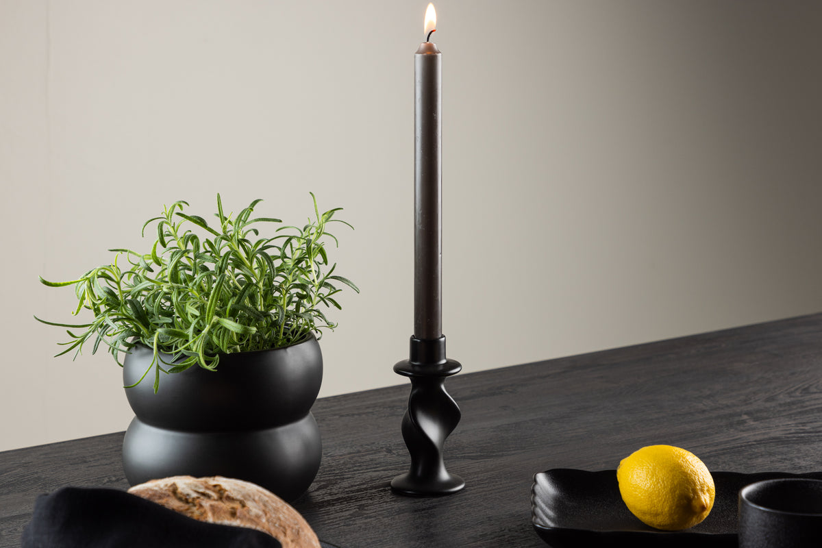 Candlesticks ø6 Matte black