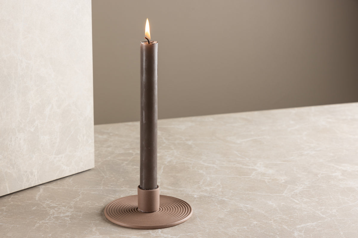 Candlesticks ø12 Brown