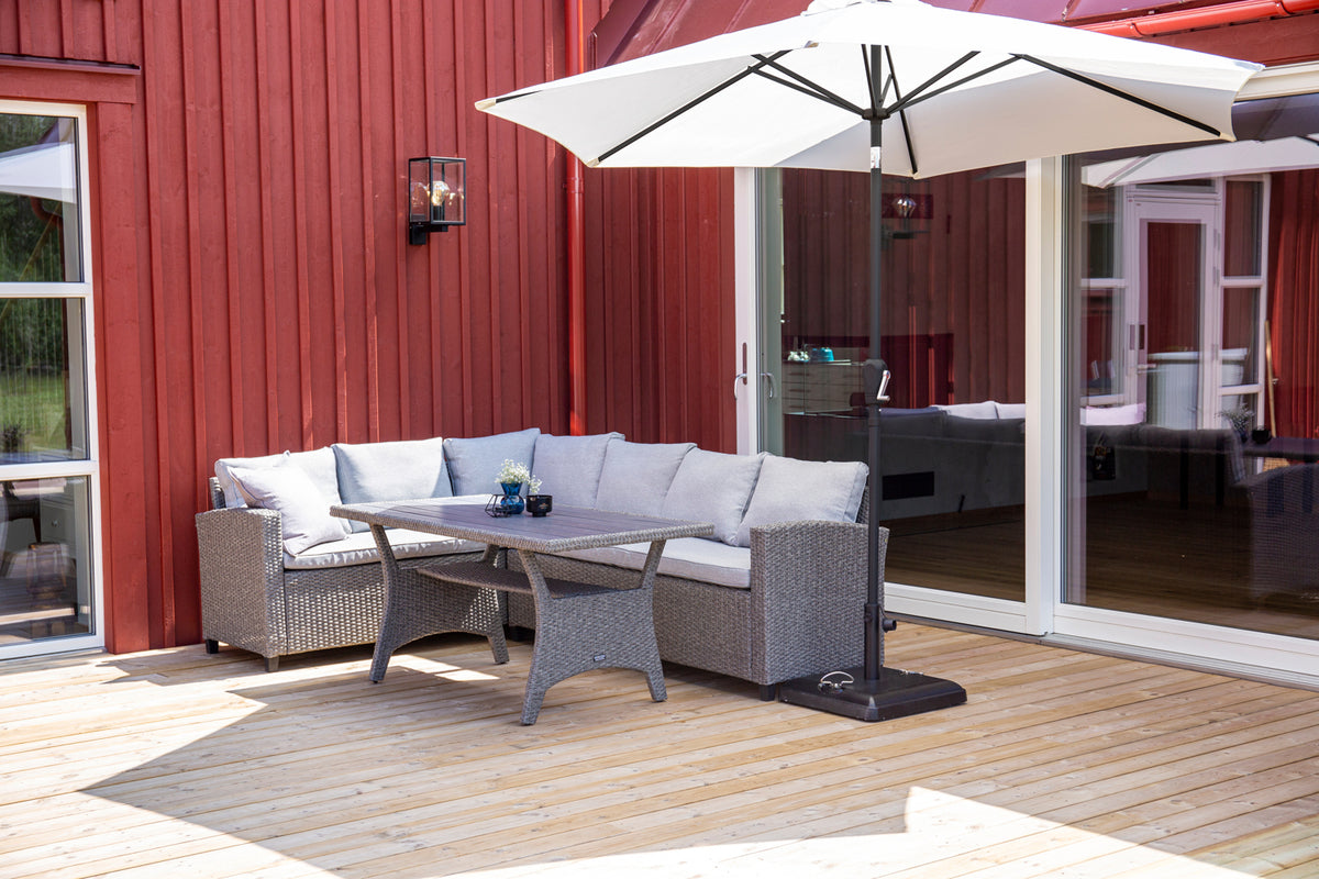 Brentwood Corner Sofa Set Grey Grey