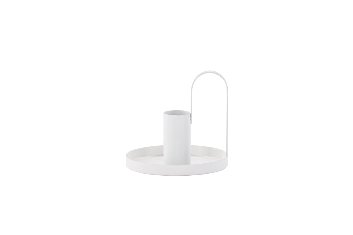 Crai Candlestick ø9.5 White