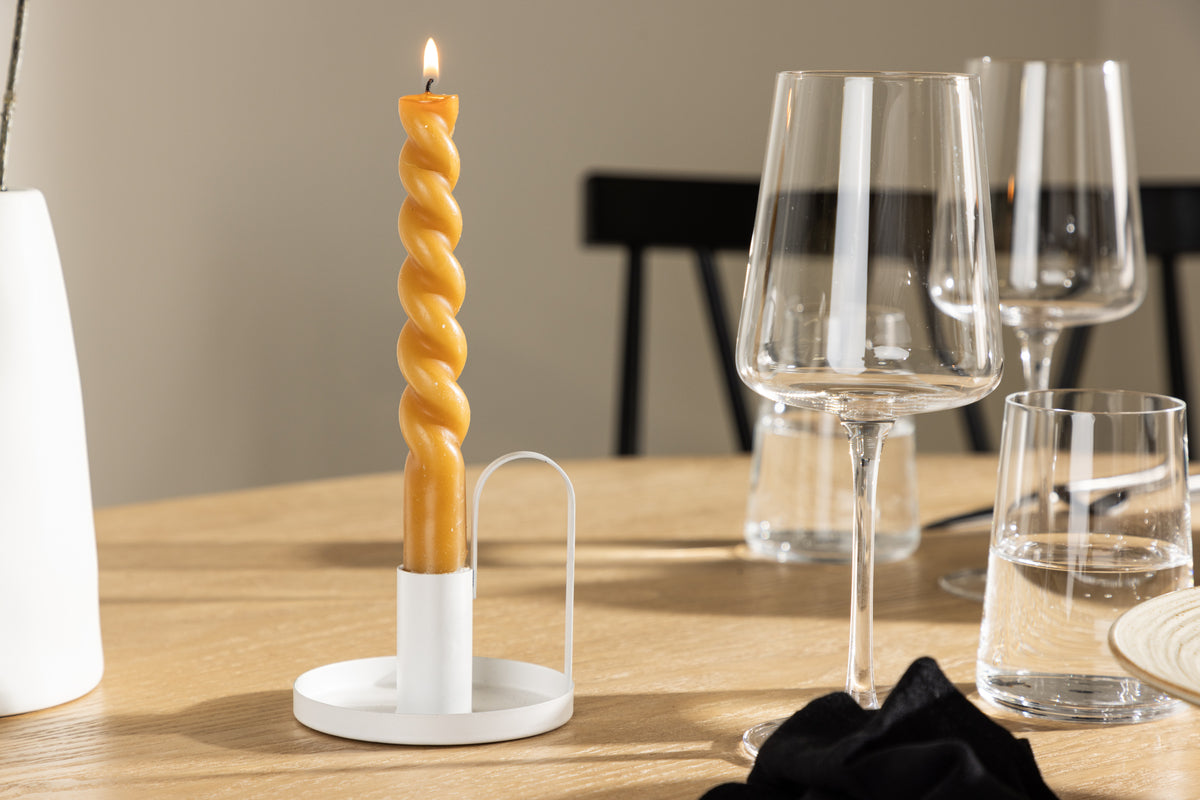 Crai Candlestick ø9.5 White