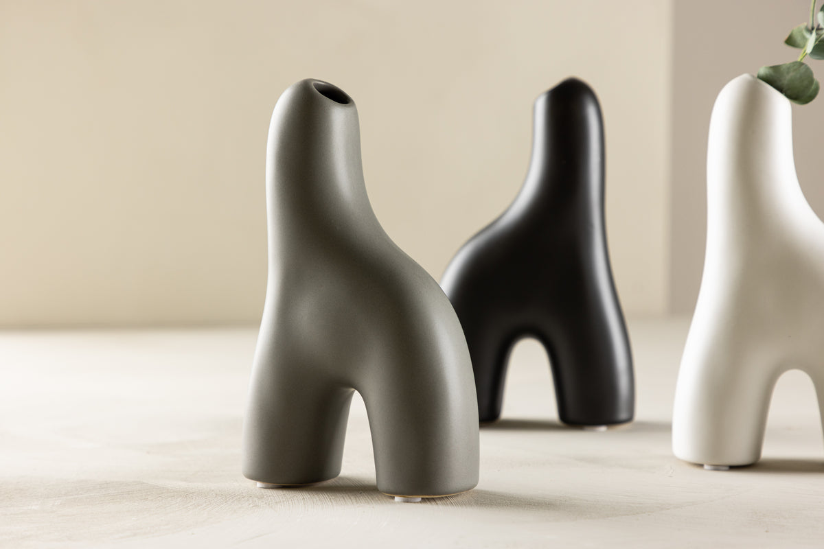 Vases 4.3 x 16 x 9.4 Dark Grey