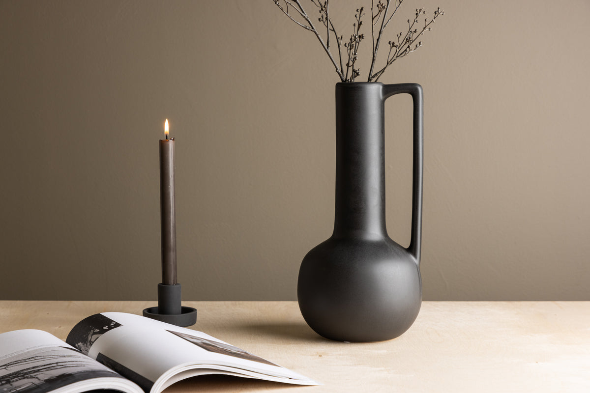 Vases ø18 Black