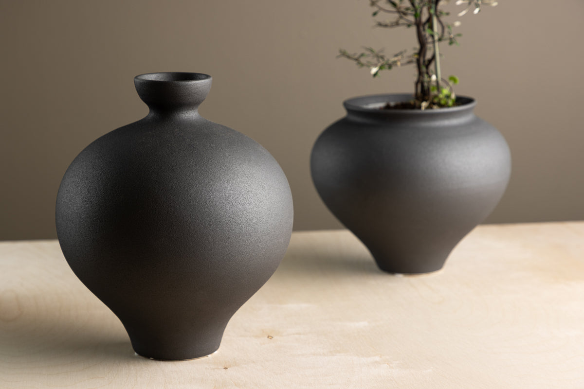 Vases ø20 Black