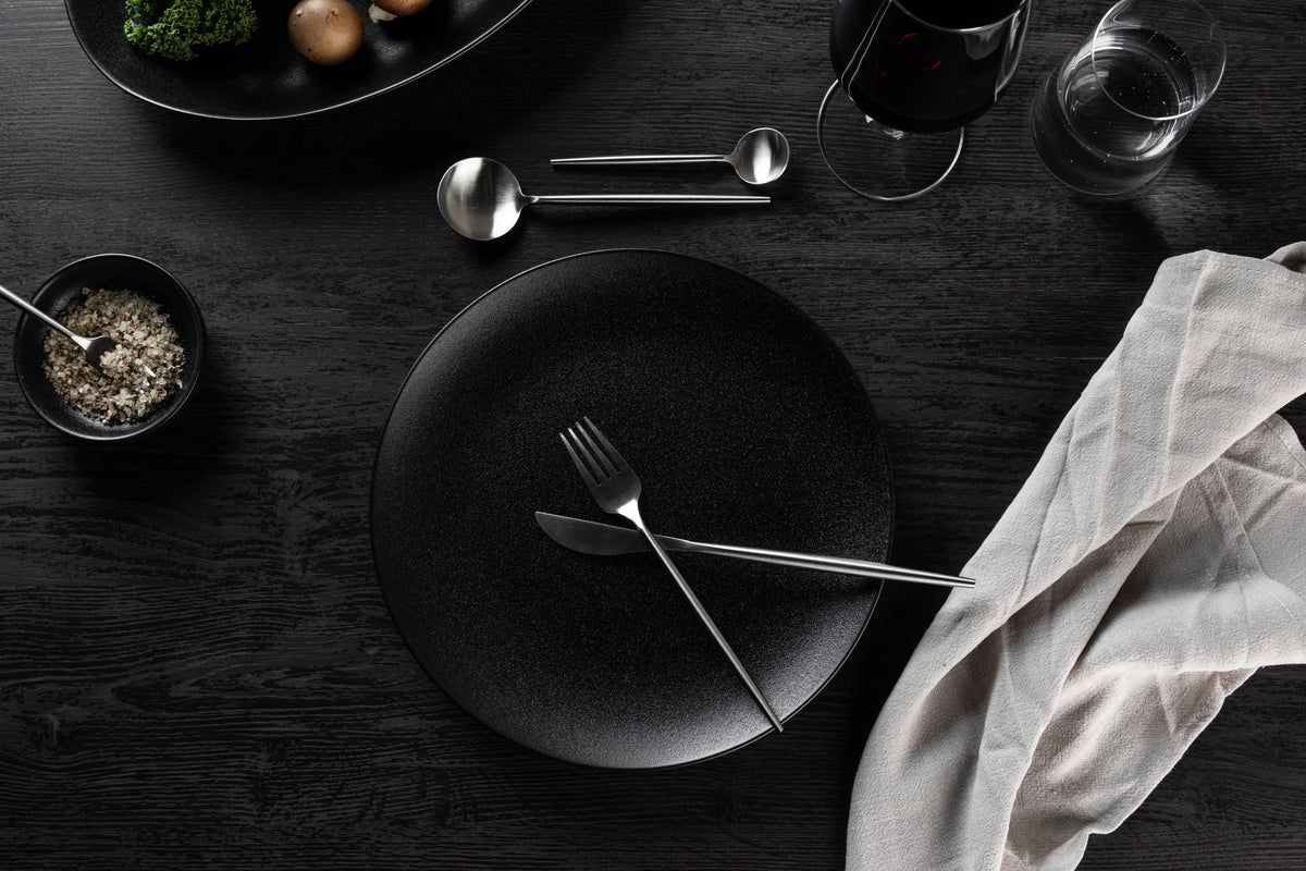 Wabi Sabi Plate ø26 2-pack Black