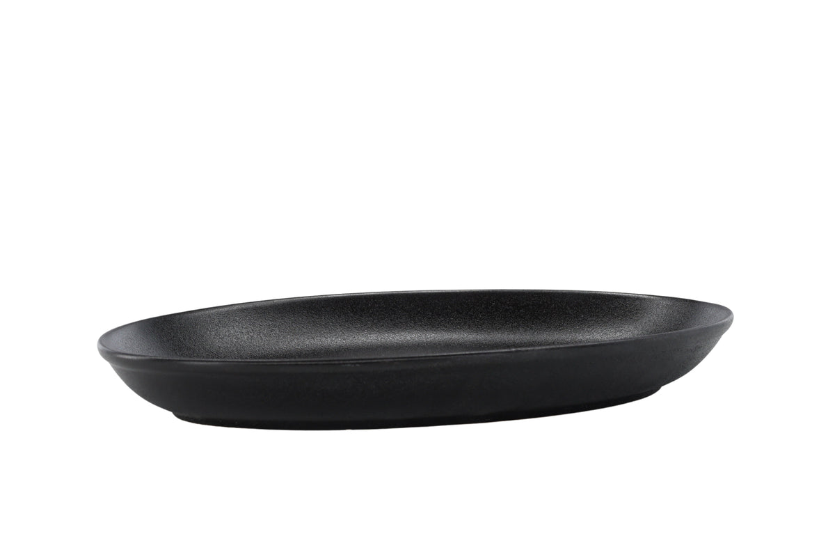 Wabi Sabi Saucer 21 x 31 2-pack Black