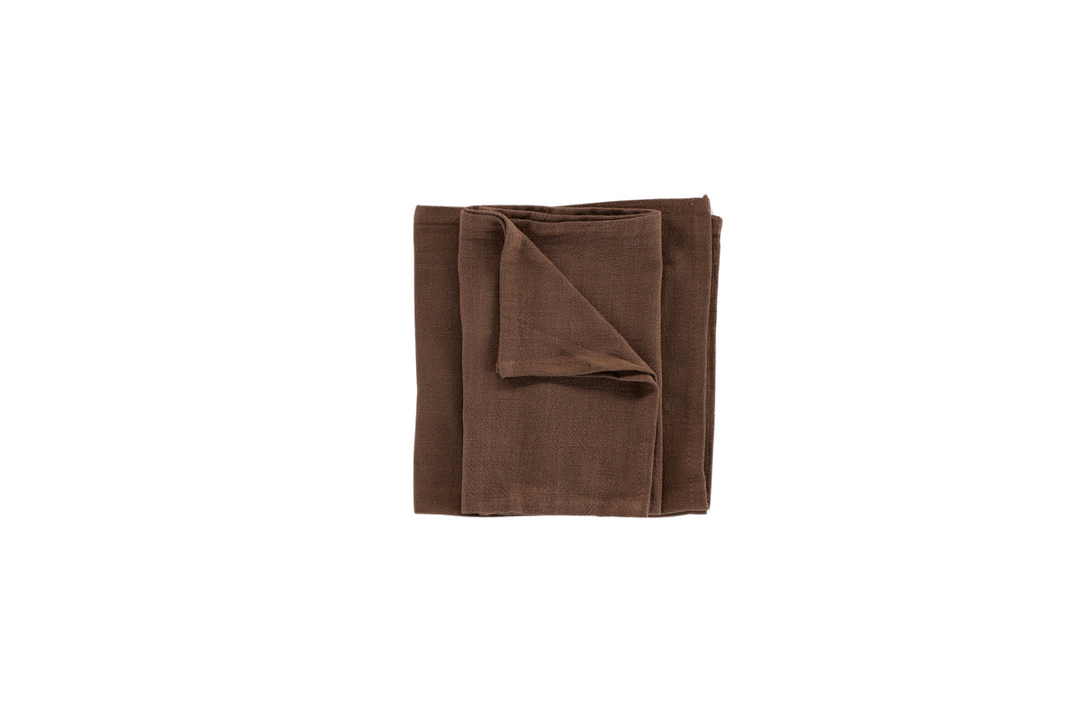 Bloria Napkin 2-pack Dark Brown