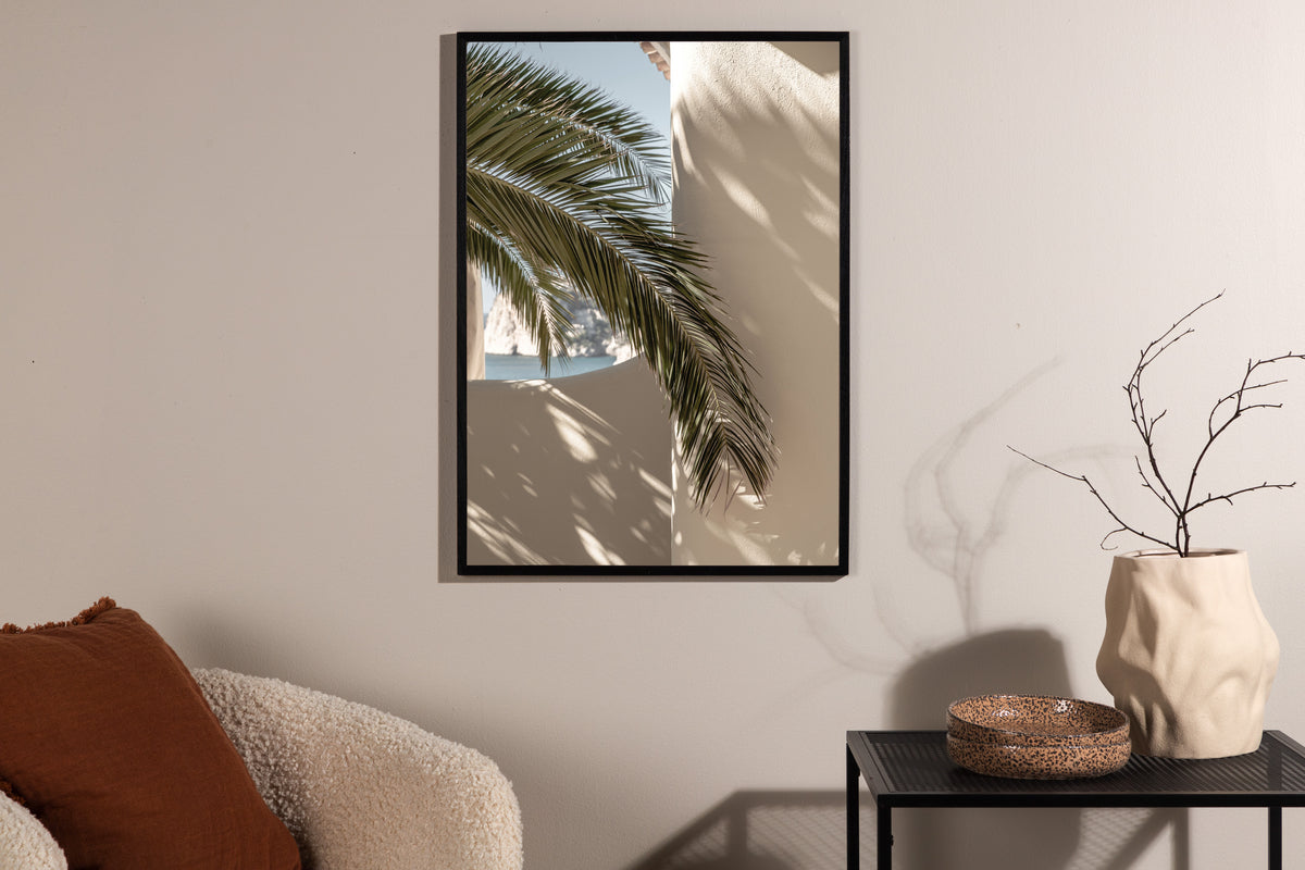 Palmleaf Poster Beige
