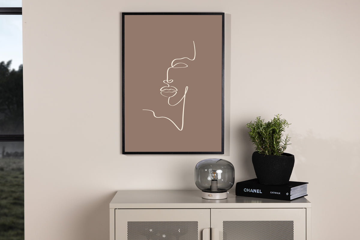 Siluette Poster Brown