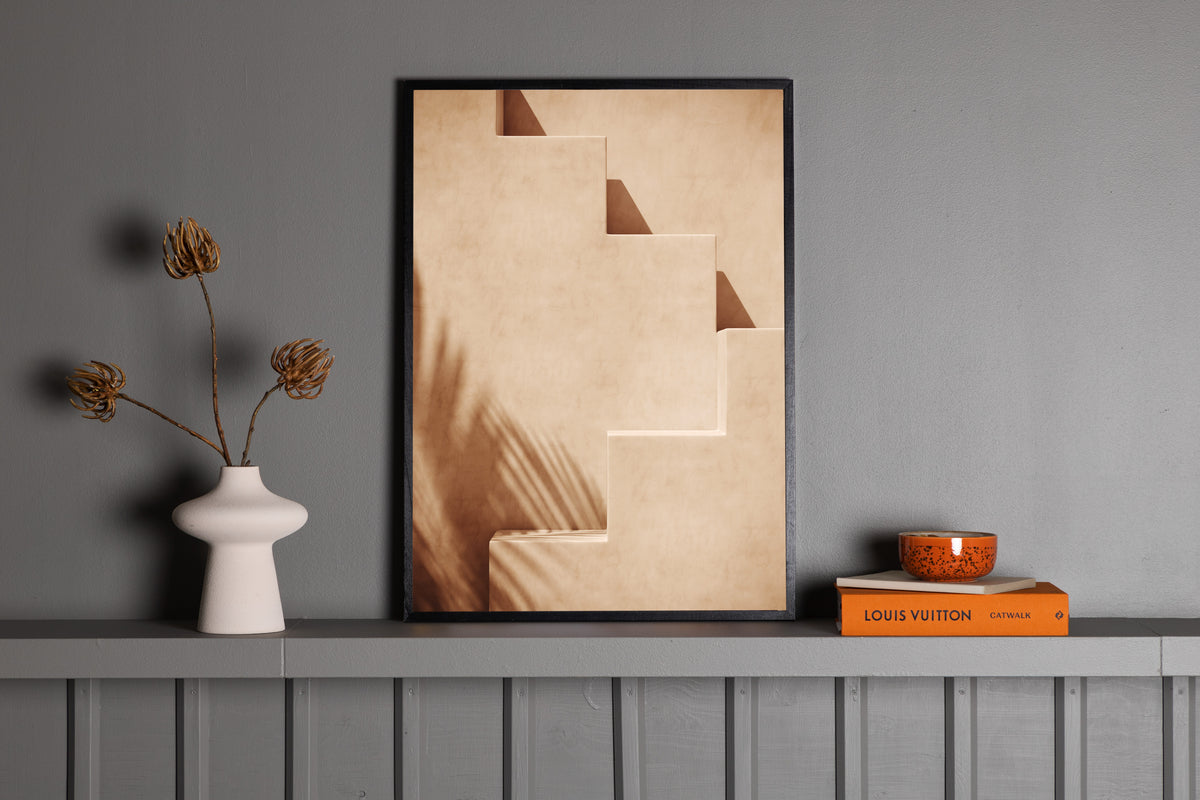 Stairs Poster Beige