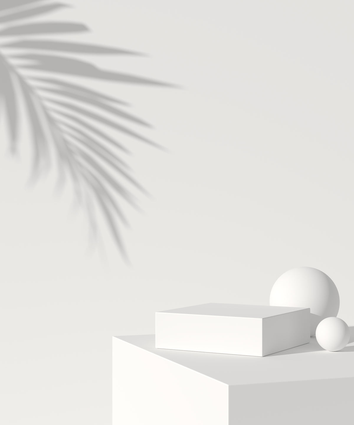 White Box Poster Beige