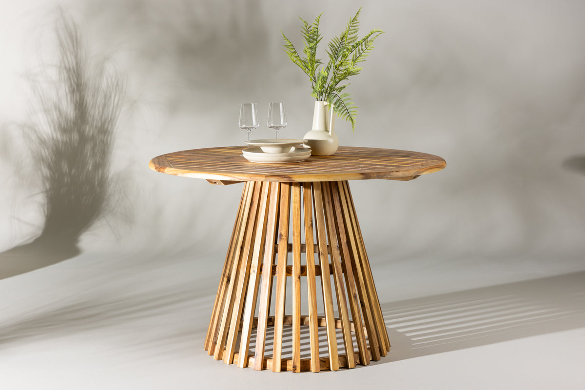 Lumpur Round Dining Table ⌀120 Nature