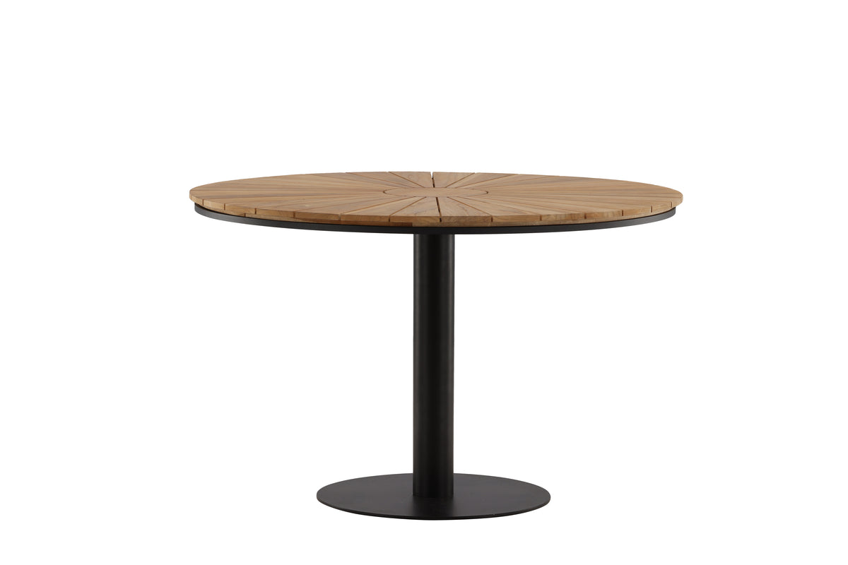 Croft Round Dining Table ⌀120 Black