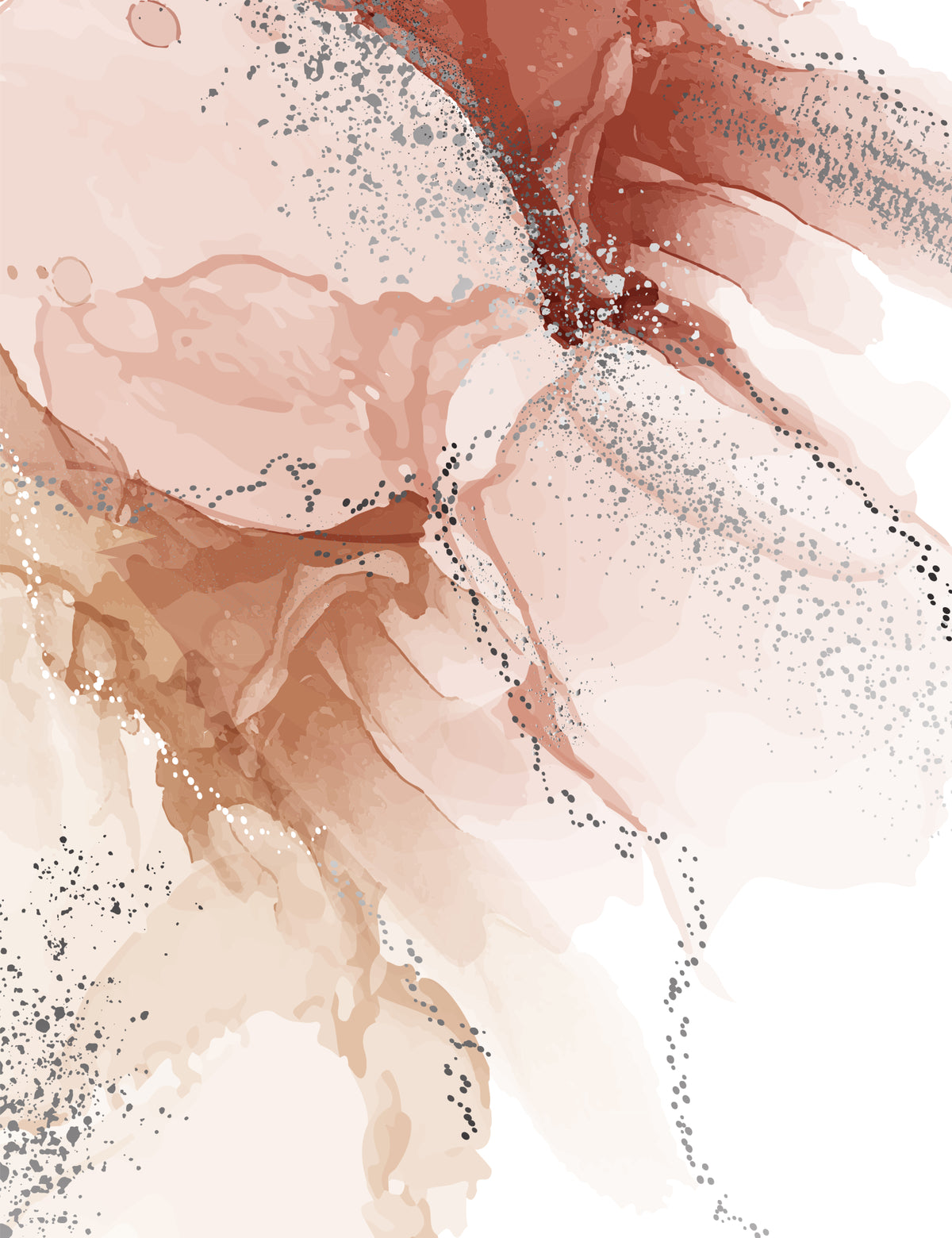 Splash Poster Light Pink