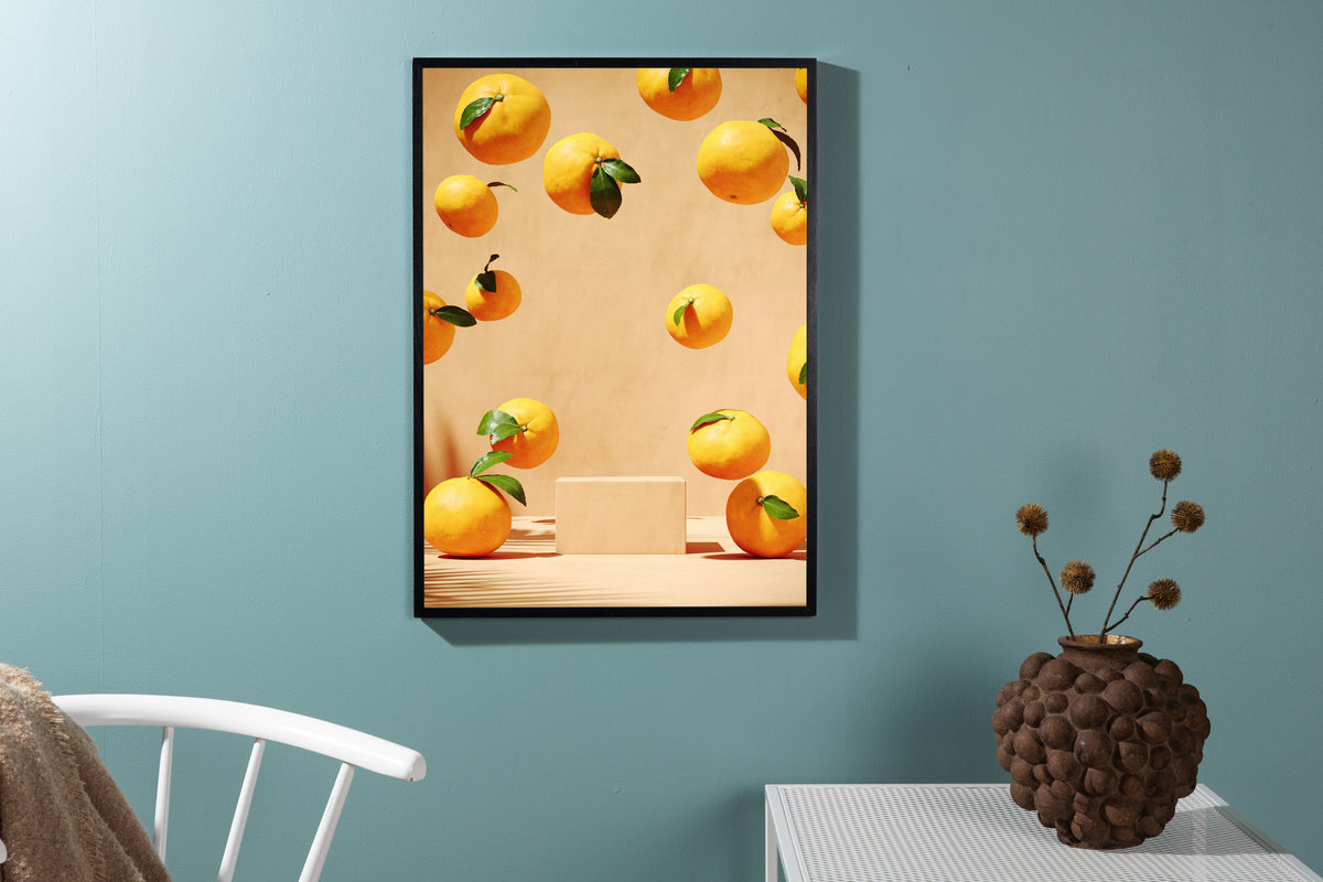 Lemons Poster Beige