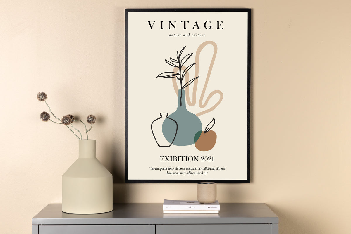 Vintage Poster Beige