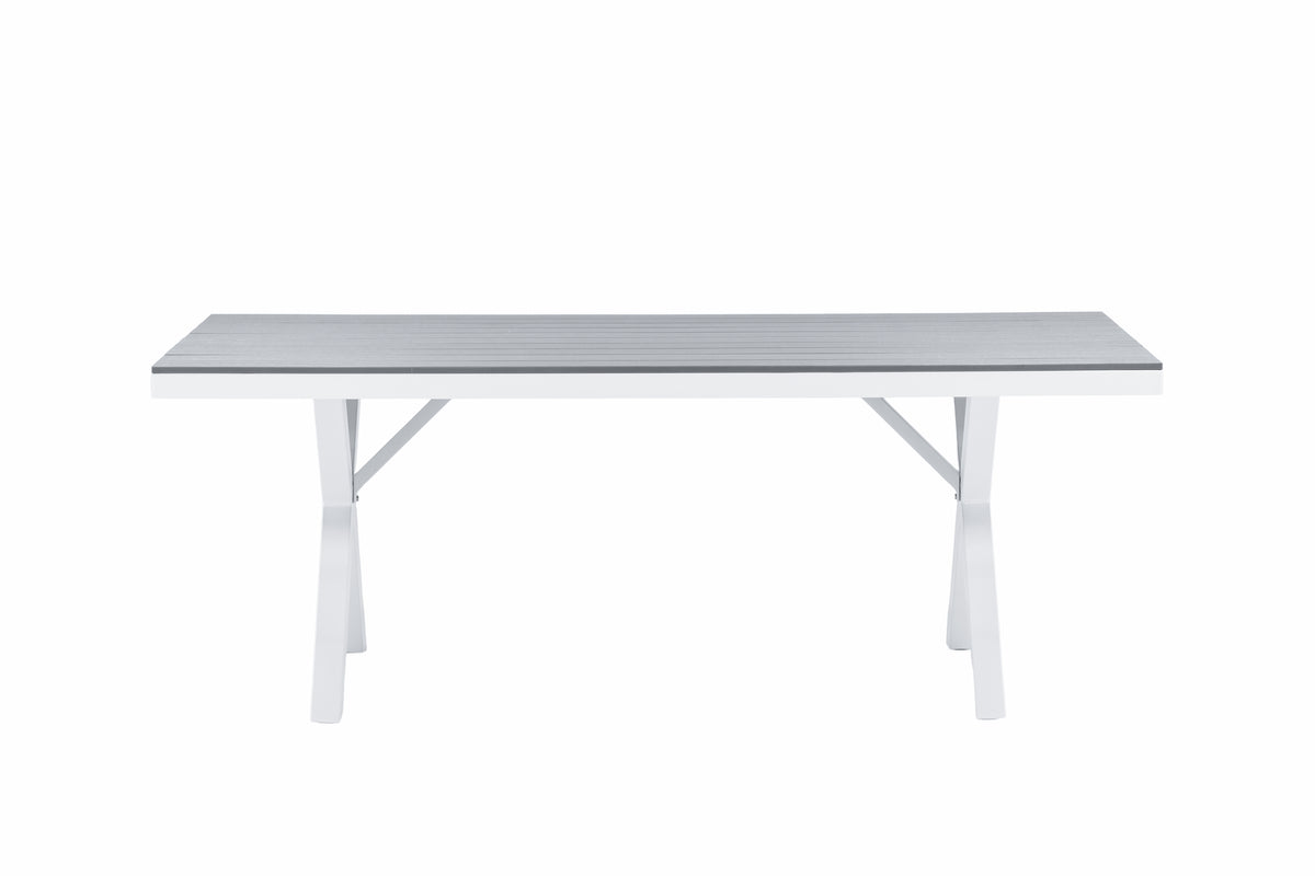 Garcia Rectangular Dining Table 200 x 100 Grey