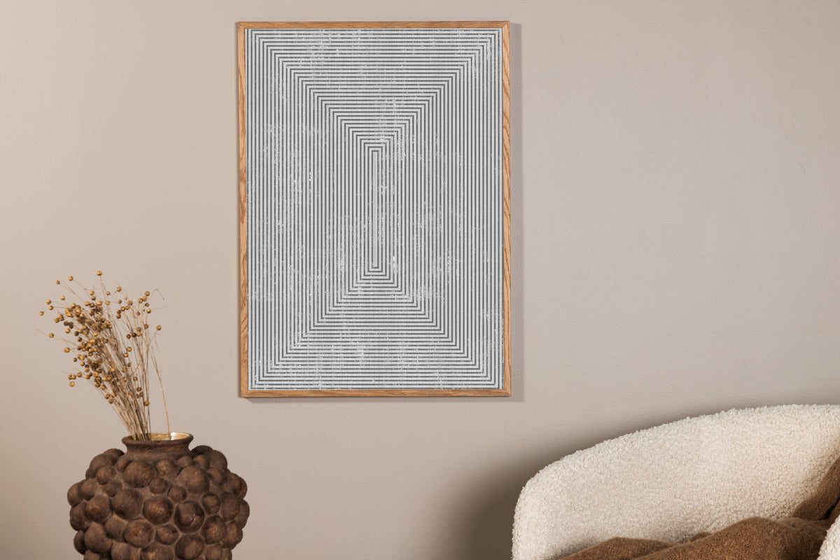 Symmetrical Poster Grey