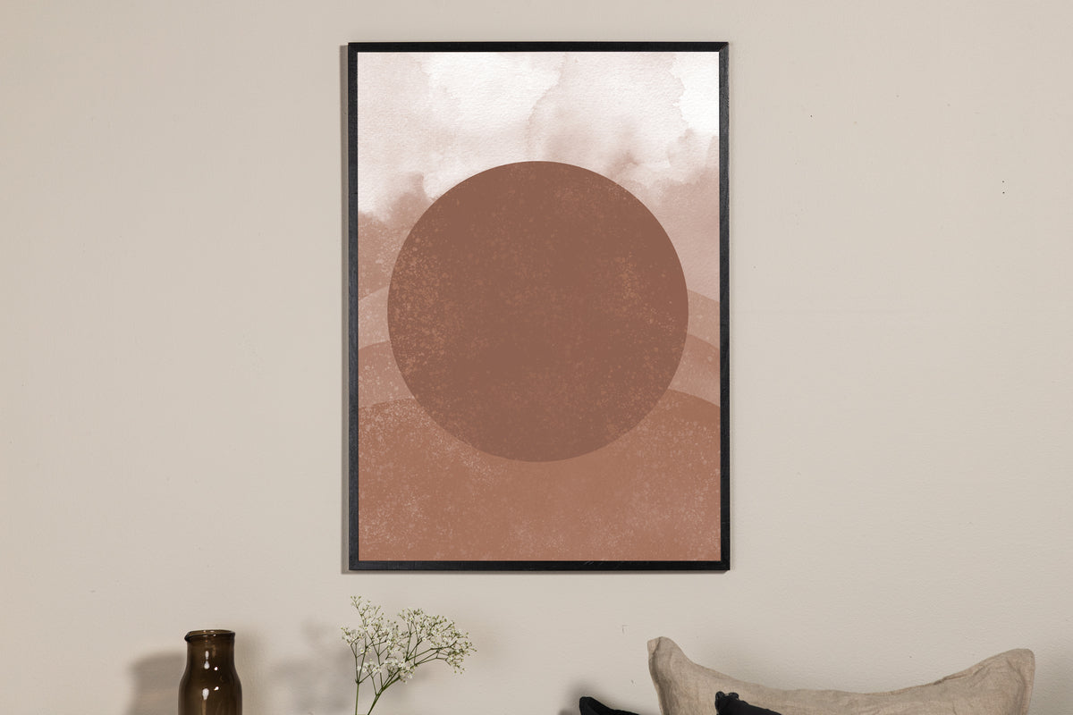 Soft shades Poster Brown