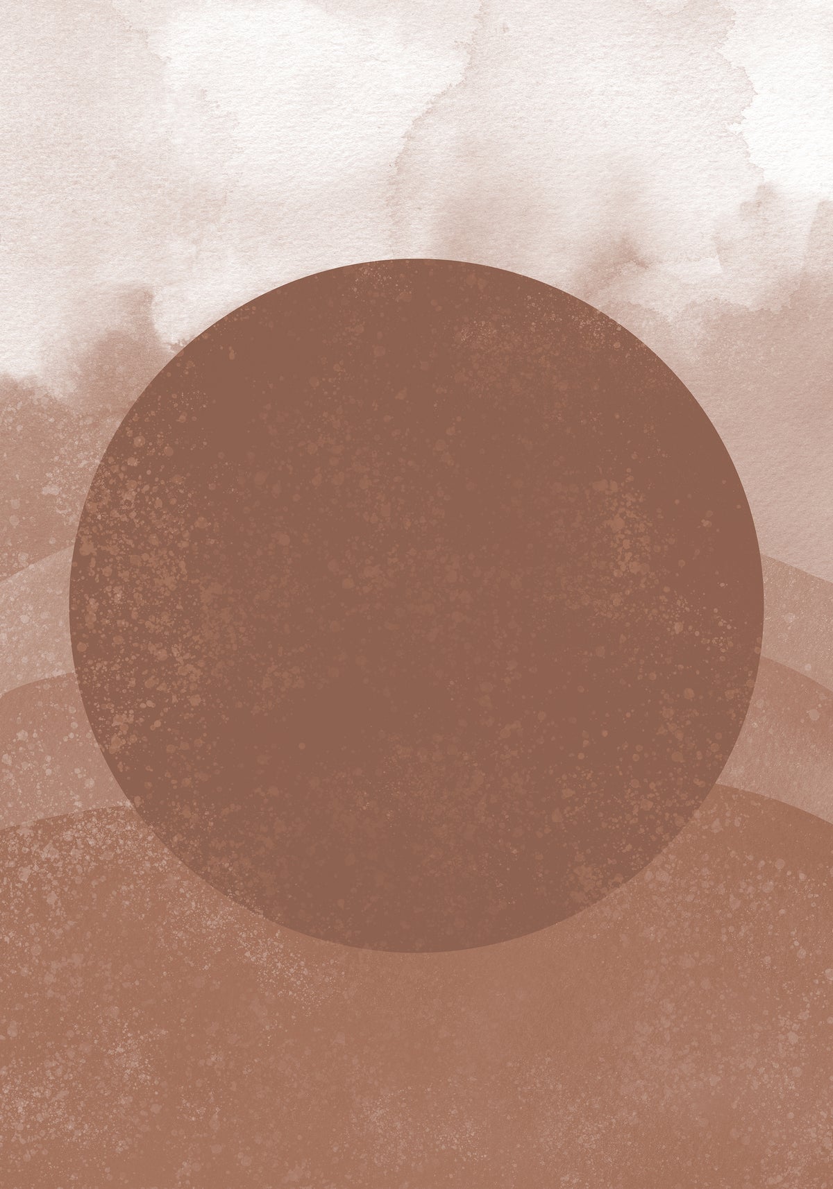 Soft shades Poster Brown